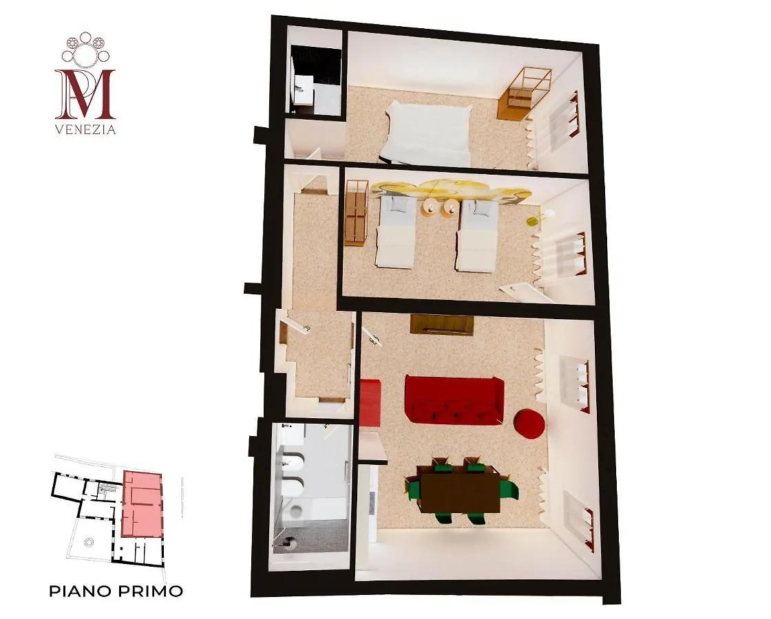 Palazzo Miracoli Apartments Venetië 0*,  Italië